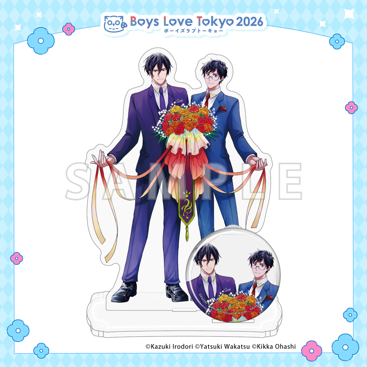 アクリルスタンド&缶バッジセット／異世界の沙汰は社畜次第