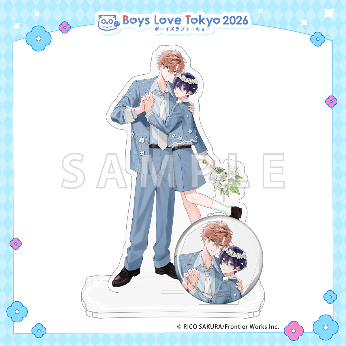 アクリルスタンド&缶バッジセット／ストロベリーキス・メルト