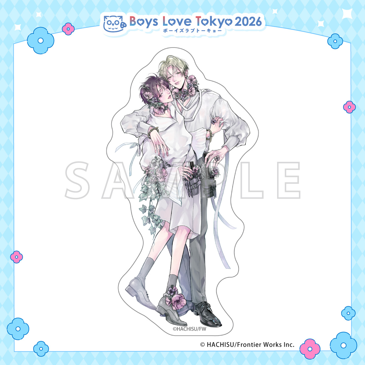 ダイカットステッカー／甘くて熱くて息もできない